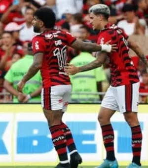 Nada mudou: Pedro e Gabigol estreiam nova numeração com gols pelo Flamengo