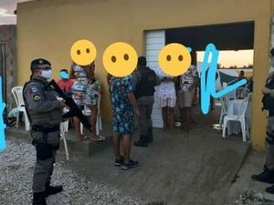 Polícia encerra festa de aniversário com aglomeração em Porto Real do Colégio
