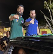 Delegados Thiago Prado e Fábio Costa levam sentimento renovação aos alagoanos na Rota da Liberdade