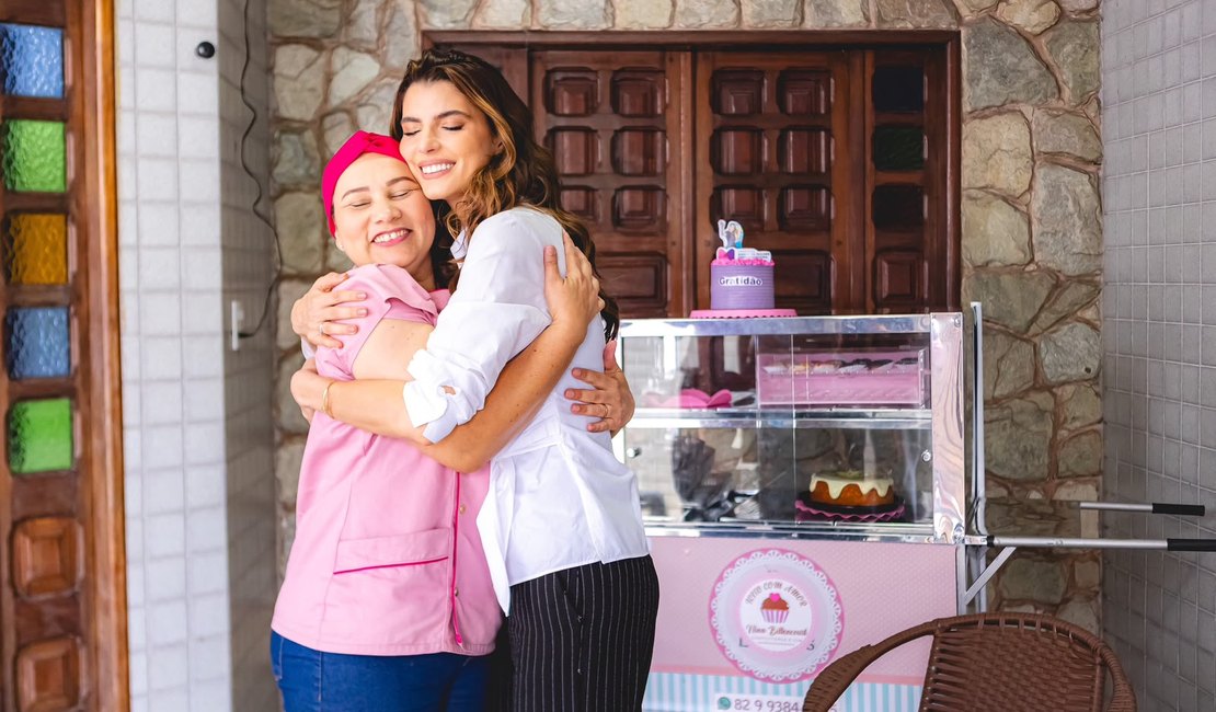 Marina JHC conhece de perto os resultados do Banco da Mulher Empreendedora