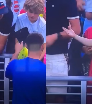 CEO que tomou boné de criança em jogo se manifesta: “A vida é assim”