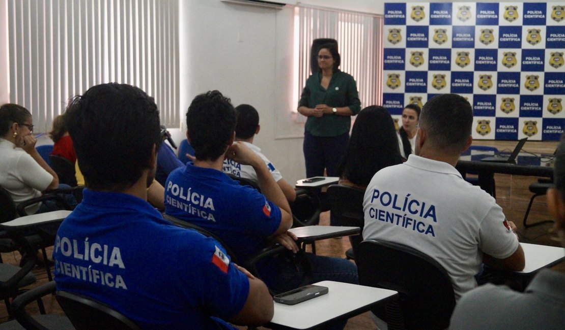 Polícia Científica de Alagoas promove diálogo sobre o bem-estar de seus agentes