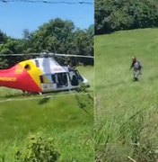 Motociclista fica gravemente ferido após colisão em Passo de Camaragibe