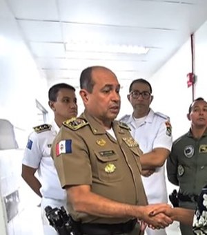 Comandante da PM visita cabo que teve braço reimplantado após grave acidente quando voltava para AL