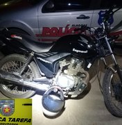 Moto roubada no bairro Brasília é recuperada no Bosque das Arapiracas