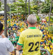 Em ato de 7 de Setembro, Cabo Bebeto reforça apoio a Bolsonaro e pede unidade da direita