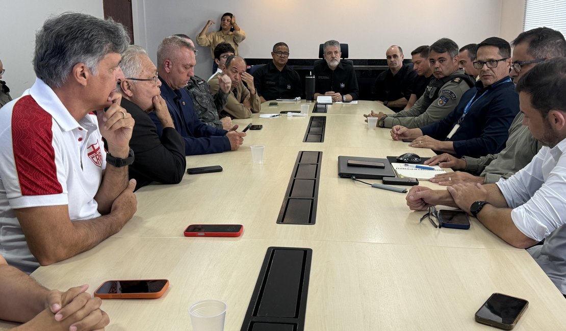 SSP debate segurança das semifinais do Alagoano e sugere remarcação do Clássico das Multidões