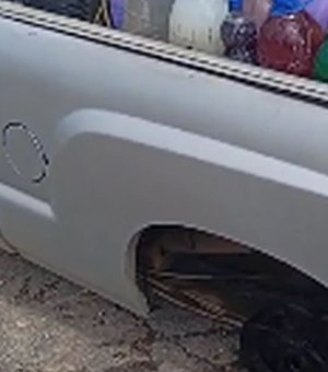 Comerciante de Arapiraca escapa de acidente após pneu se desprender de veículo na AL-110, em Penedo