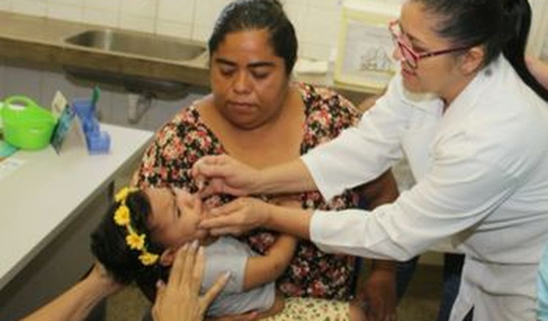 Campanha de vacinação contra poliomielite e sarampo é prorrogada em Arapiraca