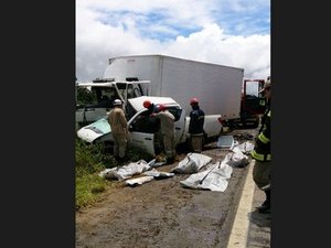 Cinco pessoas morrem em grave acidente envolvendo carro da FUNAI