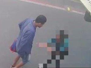 Vídeo mostra mulher sendo agredida por homem no Eustáquio Gomes
