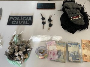 Operação da Polícia Civil prende acusado de tráfico de drogas no Sertão alagoano