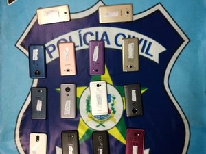 Polícia recupera 14 celulares roubados e furtados no município de Pilar
