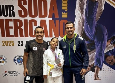 Atleta alagoana conquista prata no Sul-Americano de Judô, no Paraguai