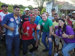 Em São José da Tapera, Marx recebe o carinho da população pelos serviços prestados ao município