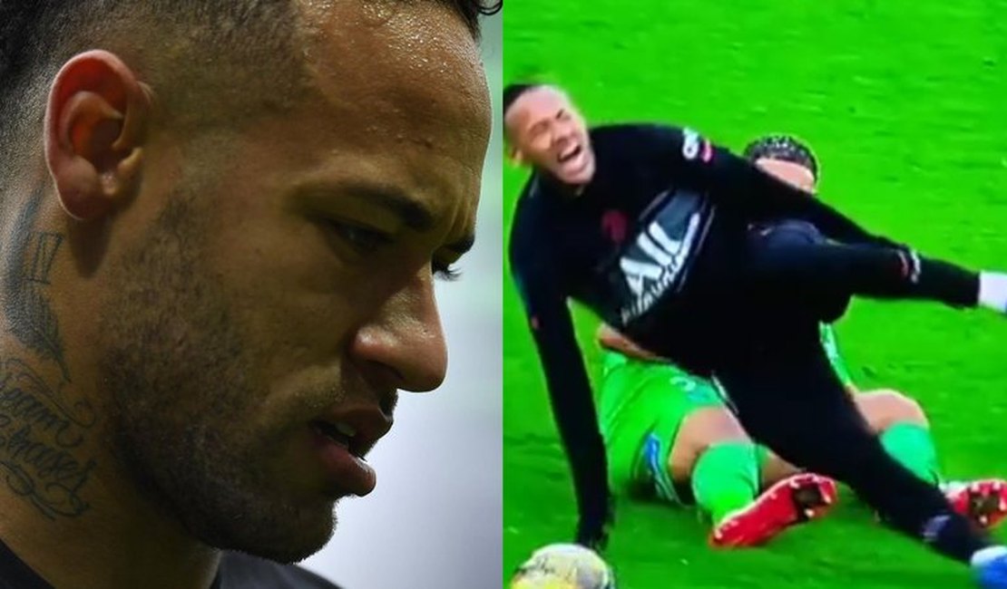 Neymar Jr. se pronuncia após lesão séria em jogo do PSG: 'Recuperar'