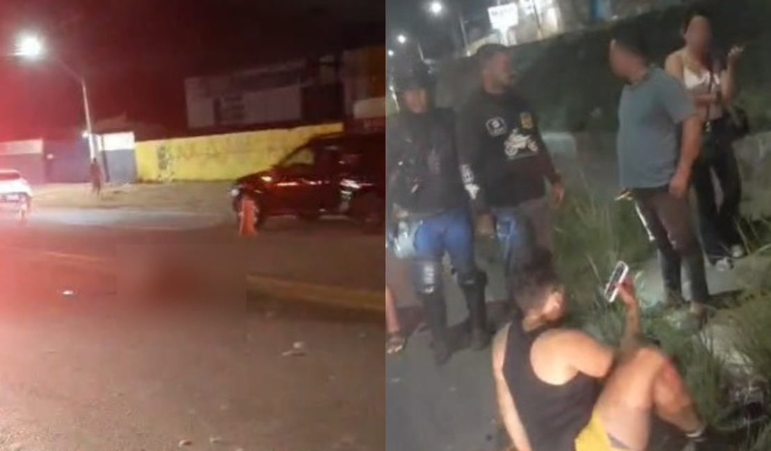 Mulher fica gravemente ferida após ser atropelada por moto na Av. Menino Marcelo, em Maceió