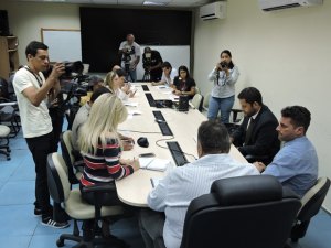 Durante coletiva, SSP apresenta detalhes da prisão de 11 suspeitos de homicídios em Maceió