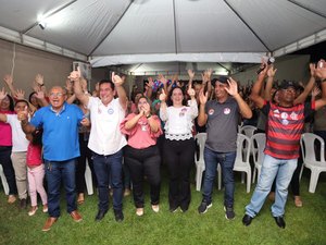 Severino Pessoa recebe o apoio da vice-prefeita e do povo de Piaçabuçu