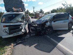 Colisão entre veículos deixa feridos em Maragogi