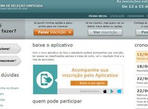 Prazo de inscrição no Sisu termina amanhã (15)