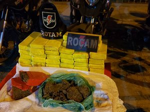 PM apreende mais de 20kg de maconha na Grota dos Moisés