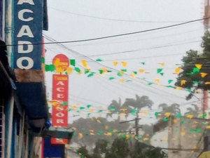 Árvore cai e deixa rua bloqueada no Centro de Maceió