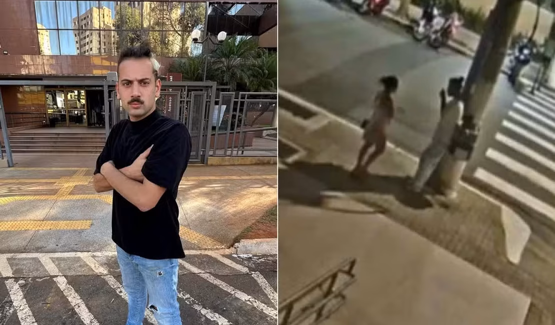 Cartolouco foi reconhecido por fã e saiu correndo após agredir namorada