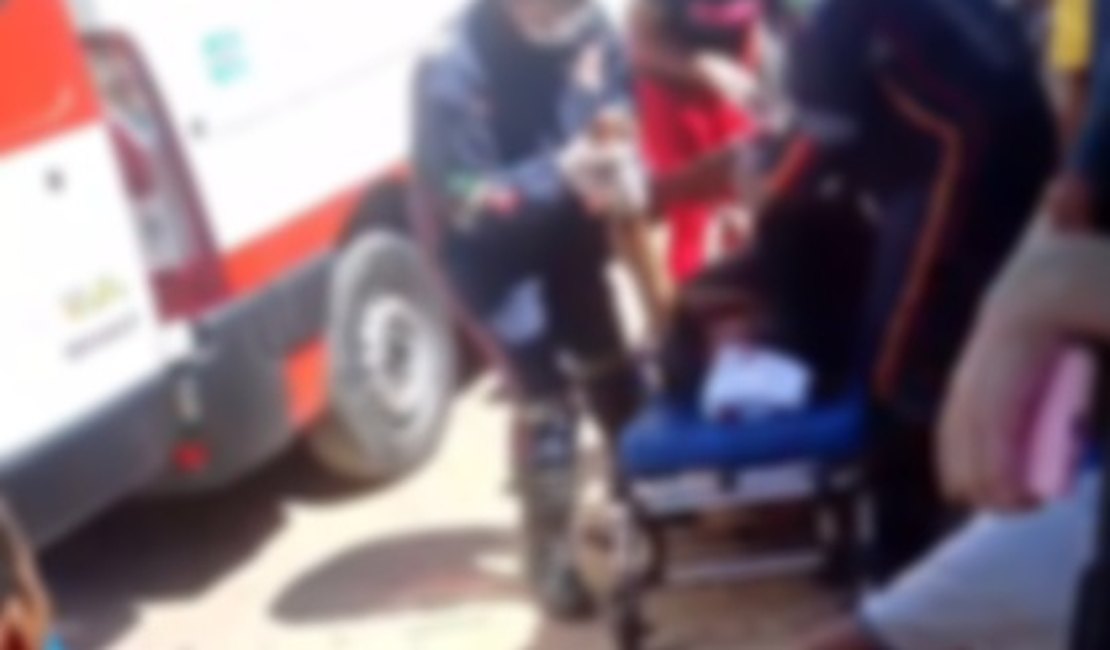 Mulher é agredida com pedrada pelo companheiro no Benedito Bentes