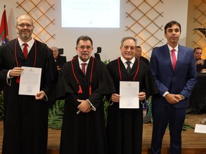 Humberto Pimentel e Péricles Gama tomam posse como procuradores de Justiça do MPAL