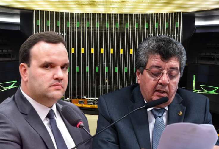 Os tímidos Luciano Amaral e Fernando Farias concorrem ao prêmio de melhor deputado federal e senador