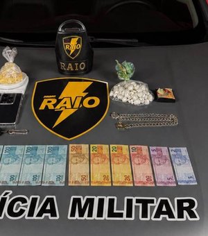 Casal é preso com drogas após tentativa de roubo na Pajuçara