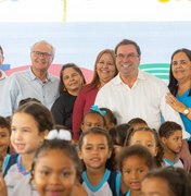 Prefeito Luciano Barbosa entrega escola de tempo integral em Mangabeiras