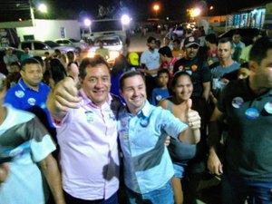 Severino Pessoa se emociona com o apoio recebido pelo povo de Major Izidoro