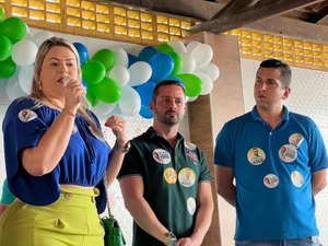 Empresários Gustavo e Aretuza Temóteo recepcionam deputado Bruno Toledo em Arapiraca