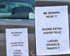Mulher comemora divórcio com cartaz no carro e pede buzinaço
