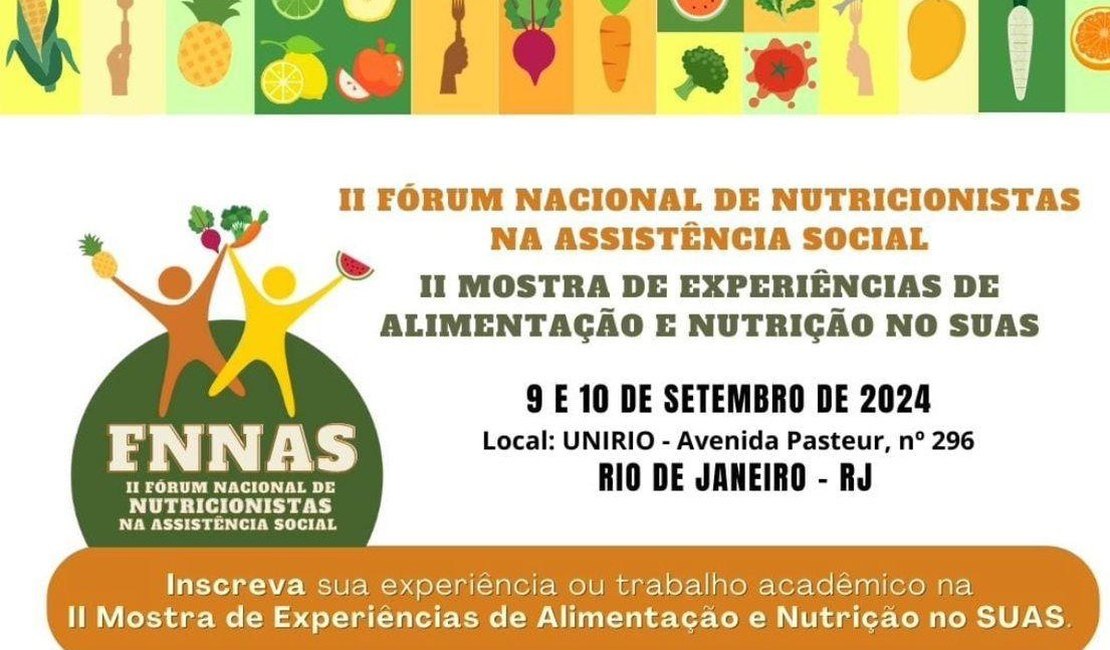 Nutricionistas da Semdes vão apresentar trabalhos em evento nacional