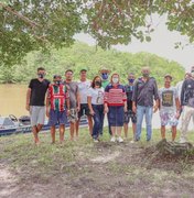 Manguaba: equipe técnica do IMA desce rio para fazer avaliação do turismo sustentável em Porto Calvo