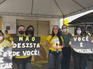 CRAS do Manoel Teles e CVV realizam evento de conscientização sobre a prevenção ao suicídio em Arapiraca