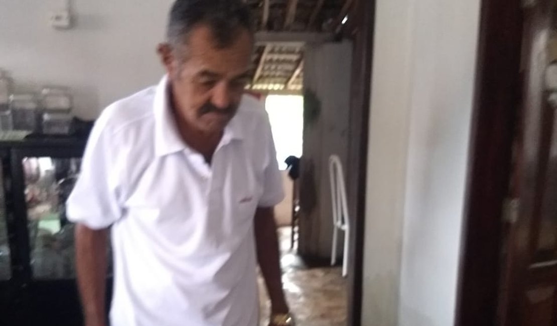 Idoso conhecido como “Barba” está desaparecido desde domingo em Delmiro Gouveia, no Sertão de Alagoas