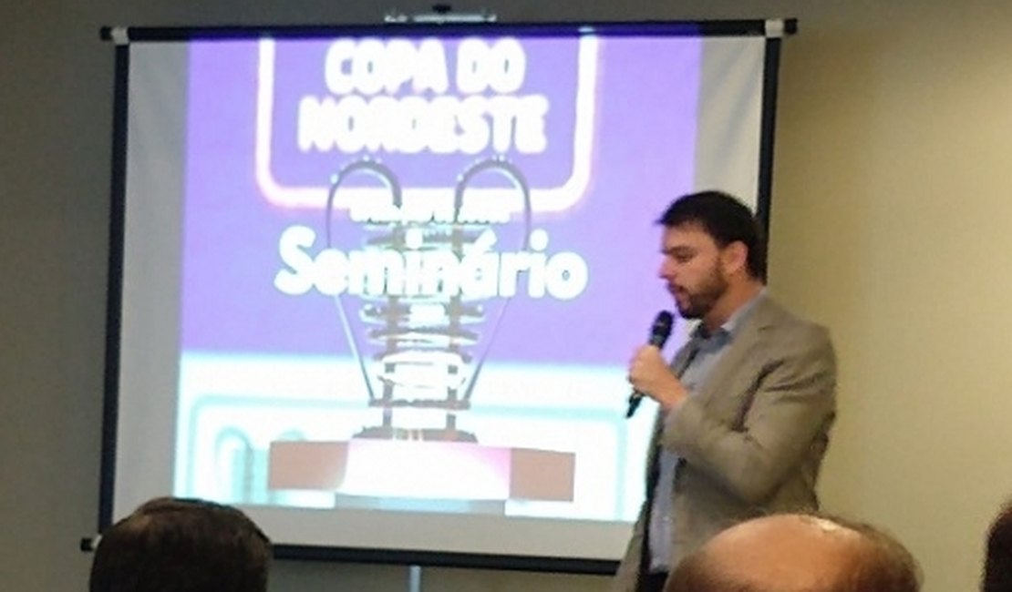 Dirigente da FAF participa de seminário da Copa do Nordeste 2019