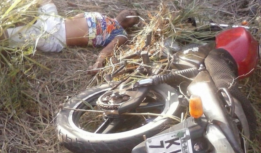 Pai morre e filho fica ferido em grave acidente envolvendo motocicleta na Zona da Mata