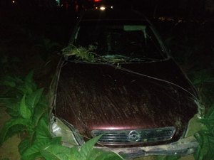 Colisão traseira entre carro e motocicleta é registrada em Craíbas