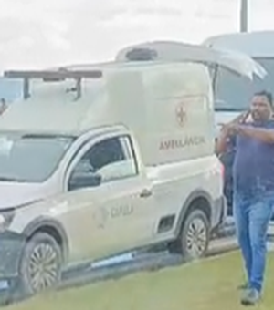 Colisão envolvendo ambulância e carro é registrada na Avenida Assis Chateaubriand