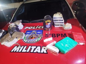 Polícia Militar apreende drogas e duas armas de fogo no Benedito Bentes