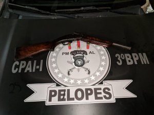 Homem é preso embriagado com arma de fogo em Feira Grande