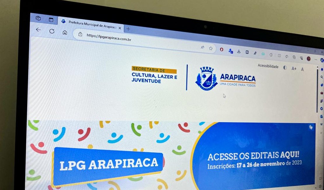 Prefeitura de Arapiraca divulga editais e anuncia oficinas para fazedores de cultura