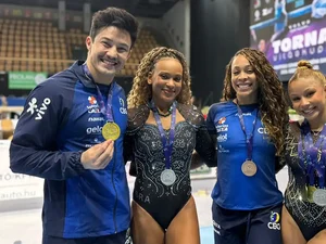Brasil fecha Copa do Mundo de ginástica com mais cinco pódios