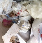 Hospital é notificado por descarte irregular de lixo; três toneladas de lixo foram recolhidas