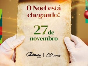 Papai Noel desembarca no Arapiraca Garden Shopping no dia 27 de novembro